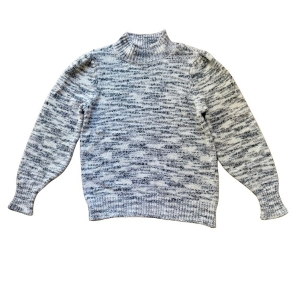 Calvin Klein Black and White Crewneck Sweater